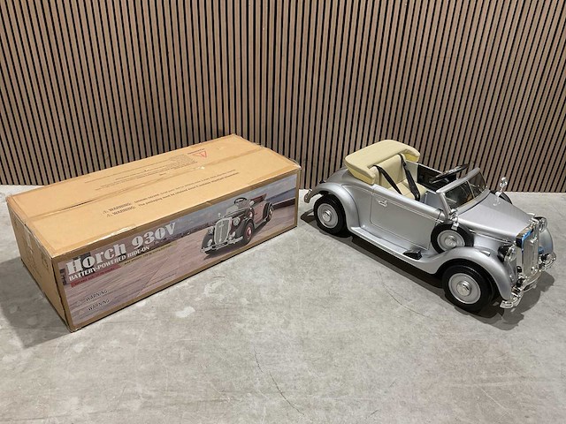 Audi - je1005 - horch 930v zilver - ander buitenspeelgoed - afbeelding 10 van  60