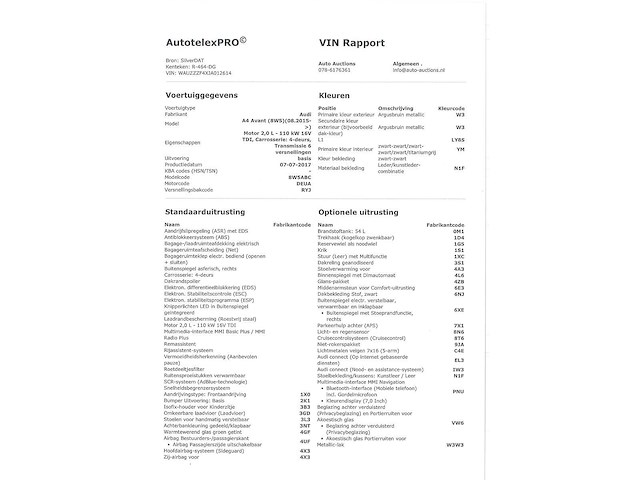 Audi a4 avant 2.0 tdi pro line 2017, r-464-dg - afbeelding 34 van  38