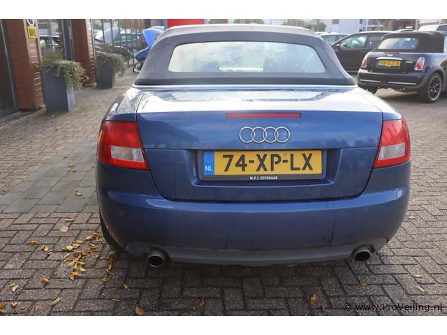 Audi a4 cabriolet 2.4 v6 | benzine| automaat | kenteken: 74-xp-lx - afbeelding 26 van  29