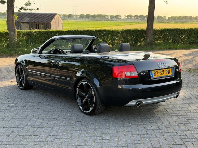 Audi a4 cabriolet 2.4 v6 exclusive 83-sx-pn - afbeelding 9 van  14