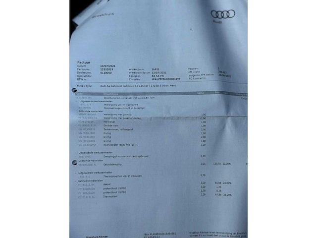 Audi a4 cabriolet 2.4 v6 exclusive 83-sx-pn - afbeelding 14 van  24