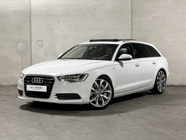 Audi a6 avant 3.0 tdi v6 biturbo quattro pro line plus 313pk 2012, j-623-fp - afbeelding 1 van  61