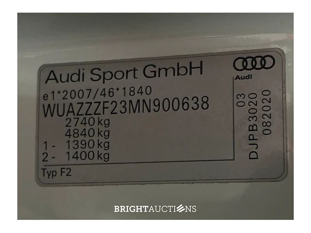 Audi a6 rs6 avant rs 6 tfsi quattro 599pk 2020, k-492-jd - afbeelding 47 van  55