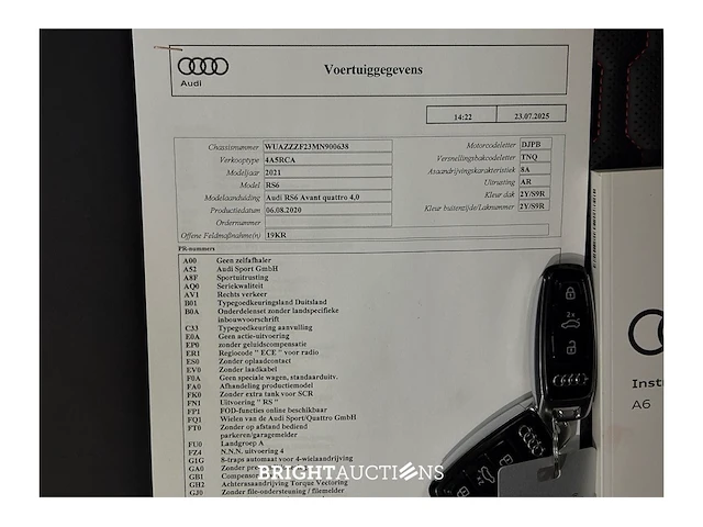 Audi a6 rs6 avant rs 6 tfsi quattro 599pk 2020, k-492-jd - afbeelding 50 van  55
