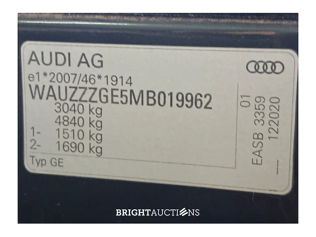 Audi e-tron 50 business edition plus quattro 71 kwh 2020 (origineel-nl), k-952-kx - afbeelding 39 van  46