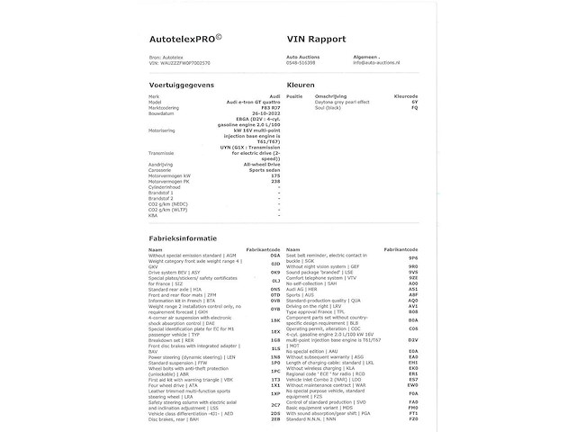 Audi e-tron gt edition zero competition 350kw automaat 2022 - afbeelding 29 van  35