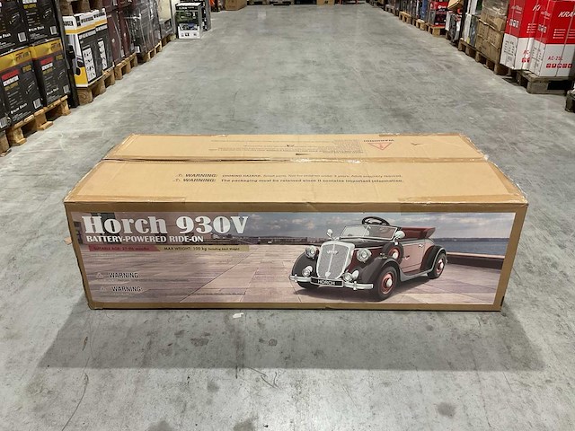 Audi horch 930v zilver elektrische kinderauto - afbeelding 6 van  16