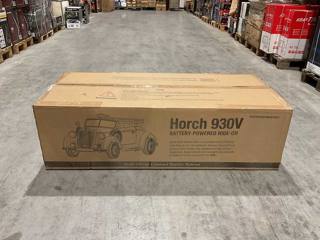 Audi horch 930v zilver elektrische kinderauto - afbeelding 8 van  16