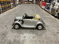 Audi horch 930v zilver elektrische kinderauto - afbeelding 15 van  16