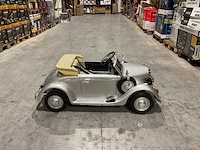 Audi horch 930v zilver elektrische kinderauto - afbeelding 3 van  7