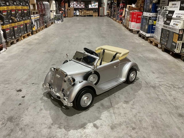 Audi horch 930v zilver elektrische kinderauto - afbeelding 1 van  17
