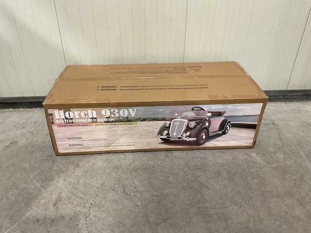 Audi horch 930v zwart elektrische kinderauto - afbeelding 20 van  24