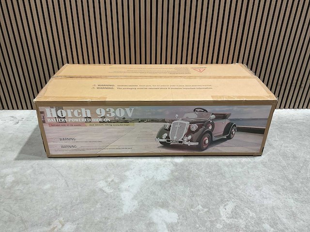 Audi horch 930v zwart elektrische kinderauto - afbeelding 13 van  63