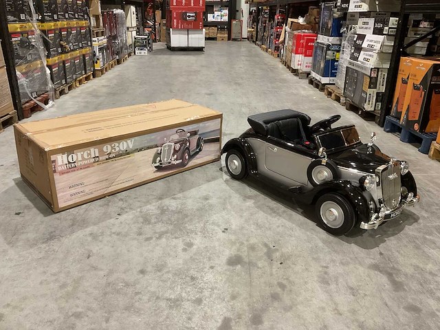 Audi je1005 horch 930v zwart speelgoed - afbeelding 1 van  63