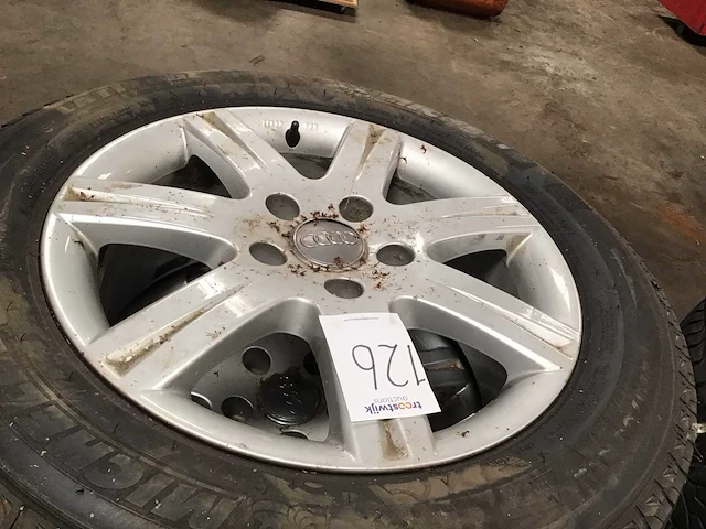 Audi / michelin velgen met banden (4x) - afbeelding 4 van  4