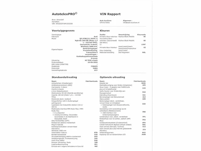 Audi q3 45 tfsi e edition phev 245pk automaat 2022 - afbeelding 18 van  42