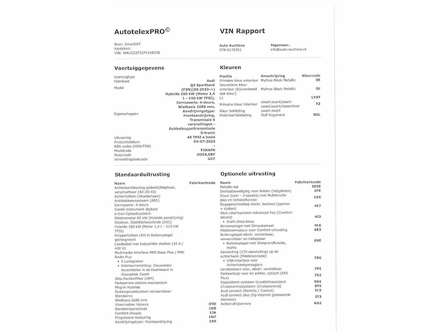Audi q3 sportback 45 tfsi e edition 245pk automaat 2023 - afbeelding 24 van  31
