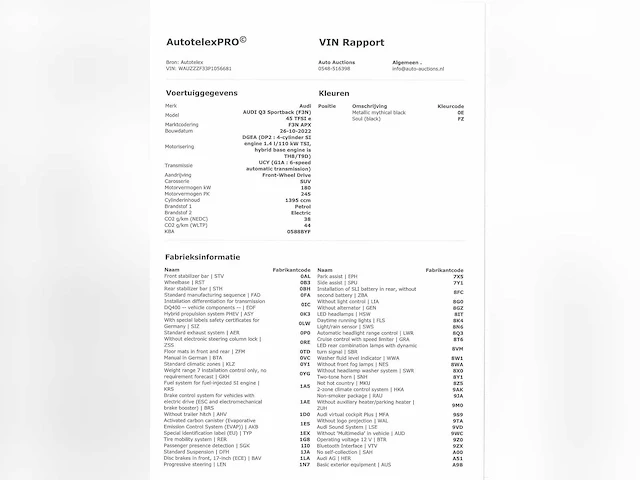 Audi q3 sportback 45 tfsi e phev 245pk automaat 2022 hybride benzine - afbeelding 5 van  19
