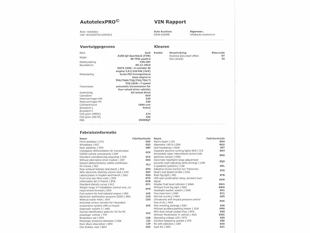 Audi q3 sportback 45 tfsi quattro 2x s-line 230pk automaat 2019 - afbeelding 32 van  36