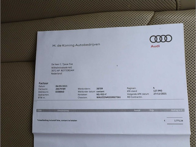 Audi q7 3.0 tdi quattro pro line 7-persoons automaat 2015, ng-932-f - afbeelding 50 van  61