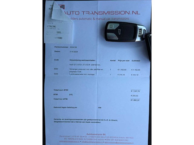 Audi q7 3.0 tdi v6 quattro s-line pro line+ 7p zt-372-r - afbeelding 44 van  51