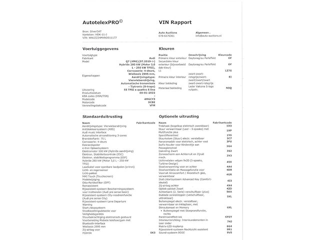 Audi q7 55 tfsi e quattro s-line 340pk automaat 2021, hdk-11-j - afbeelding 50 van  57