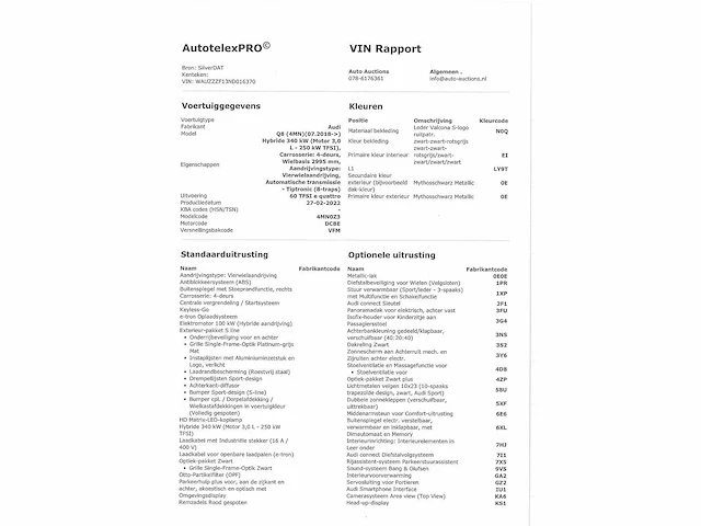 Audi q8 60 tfsi e quattro pro line s competition 462pk automaat 2022 - afbeelding 6 van  12