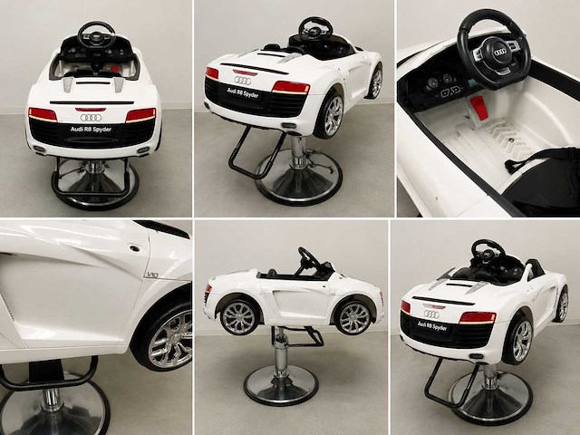 Audi r8 spyder kinder kapperstoel - afbeelding 1 van  1