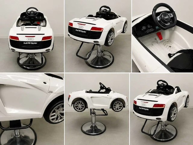 Audi r8 spyder kinder kapperstoel - afbeelding 1 van  1