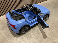Audi rs e-tron gt blauw elektrische kinderauto - afbeelding 24 van  47