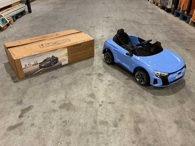 Audi rs e-tron gt blauw elektrische kinderauto - afbeelding 5 van  29