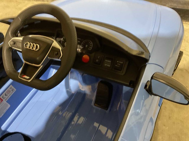 Audi rs e-tron gt blauw elektrische kinderauto - afbeelding 23 van  29