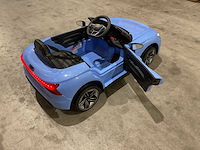 Audi rs e-tron gt blauw elektrische kinderauto - afbeelding 3 van  11