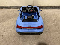 Audi rs e-tron gt blauw elektrische kinderauto - afbeelding 3 van  12