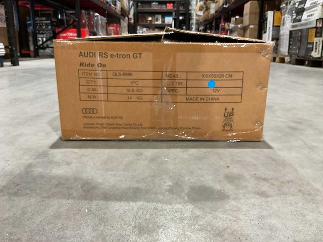 Audi rs e-tron gt blauw qls-6888 speelgoed - afbeelding 34 van  60