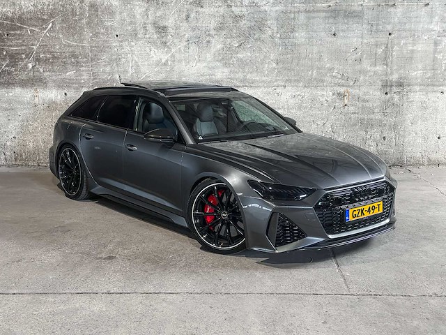 Audi rs6 avant 4.0 tfsi v8 quattro c8 600pk 2021, gzk-49-t - afbeelding 4 van  18