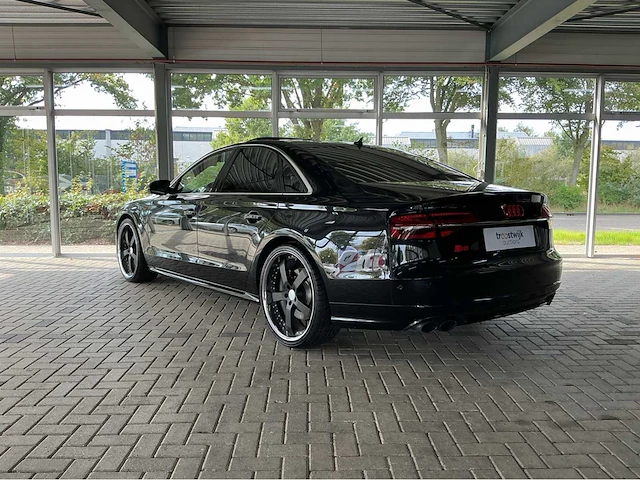 Audi s8 | 4.0 v8 biturbo | 520 pk | 2015 | matrix led | 21 inch wielen | bose | luchtvering | quattro | btw auto - afbeelding 45 van  46