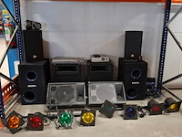 Audio boxen, audio, lampen, o.a. numark, aaster, carvin - afbeelding 1 van  22