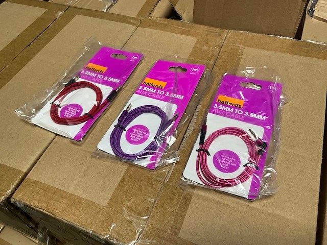 Audio kabel 3,5mm (ca. 6400x) - afbeelding 1 van  4