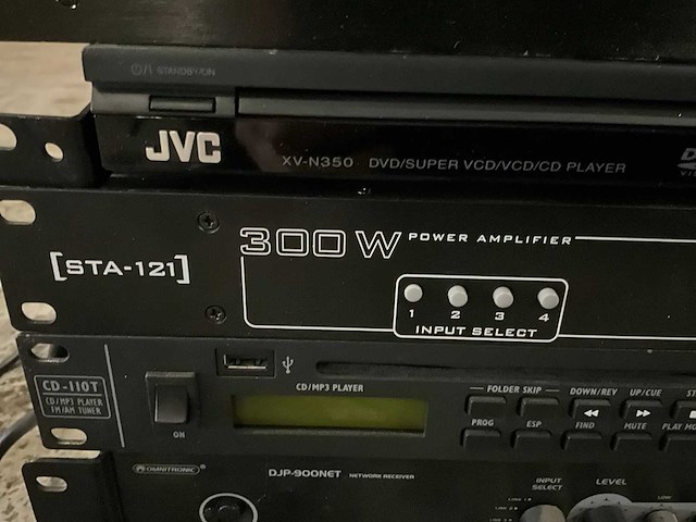 Audio / presentatie set v.v. tuner, amplifier, netwerkontvanger - afbeelding 4 van  8