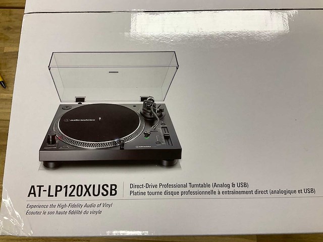 Audio technika lp120xusb platenspeler analoog & usb - afbeelding 1 van  3