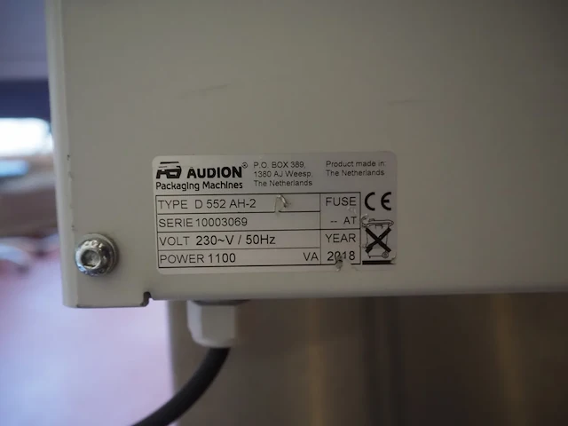 Audion packaging machines - afbeelding 3 van  12