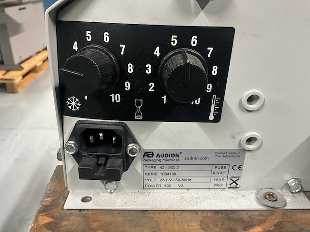 Audion sealmaster magneta 421 mg-2 sealapparaat - afbeelding 5 van  5