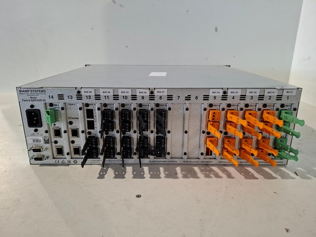 Audioprocessor, biamp, tesira server io - afbeelding 3 van  3