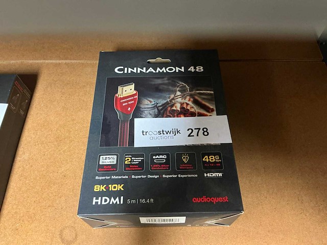 Audioquest cinnemon 48 hdmi kabel - afbeelding 1 van  2
