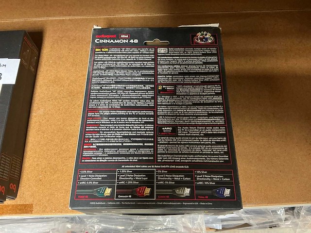 Audioquest cinnemon 48 hdmi kabel - afbeelding 2 van  2