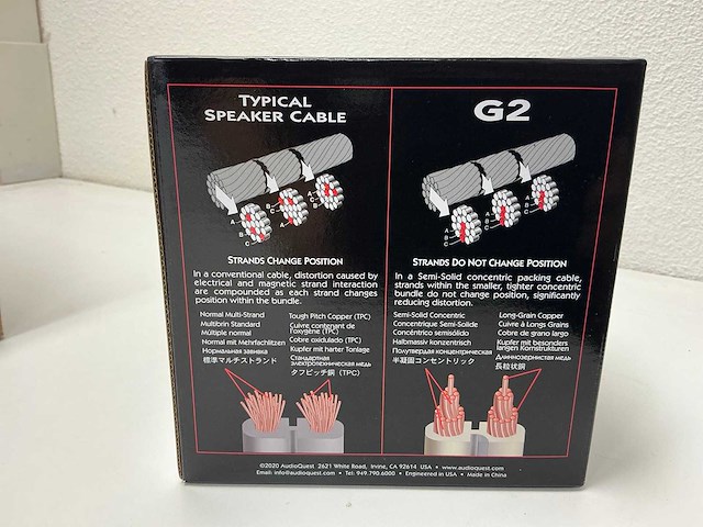 Audioquest g2 speakerkabel 30m (10x) - afbeelding 3 van  4