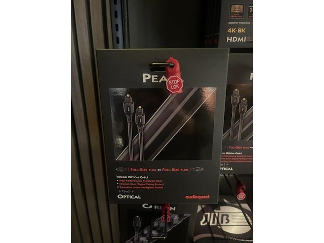 Audioquest pearl optilink optische kabel full-size - 0,75mtr - afbeelding 1 van  2