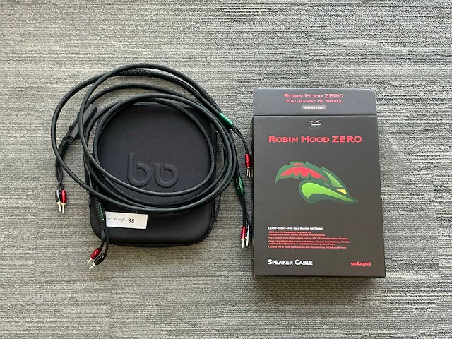 Audioquest robin hood zero 3m speaker kabel set - afbeelding 2 van  8