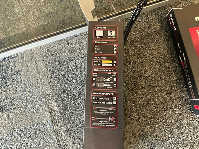 Audioquest rocket 11 3m speaker kabel set - afbeelding 4 van  4